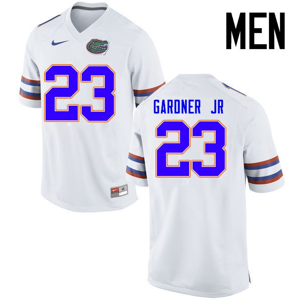Florida Gators Men #23 Chauncey Gardner Jr. College Football Jersey White